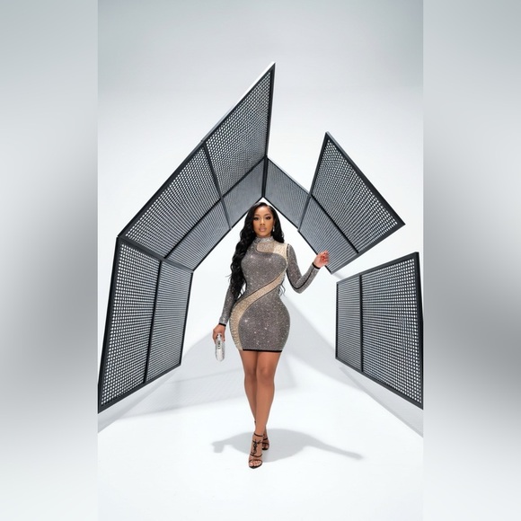 CRYSTAL MIRAGE DRESS - Picture 2 of 13